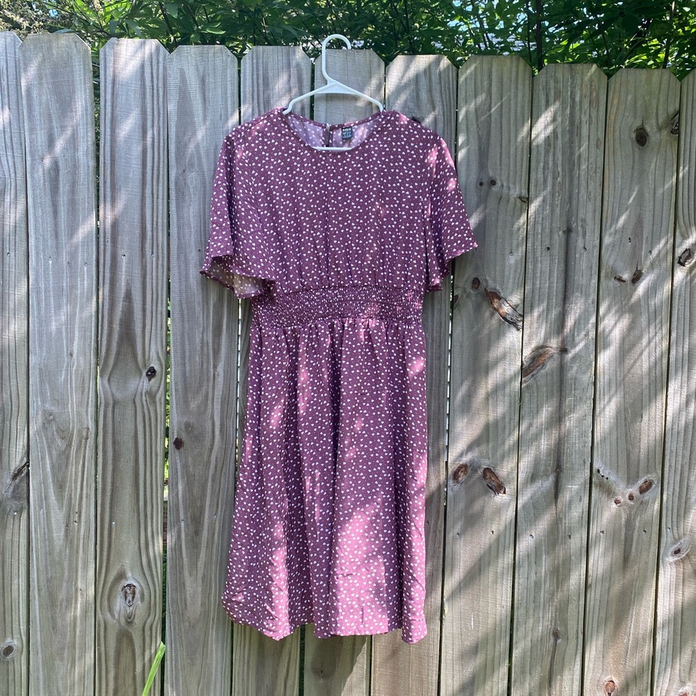 SHEIN Polka Dot Midi Dress